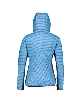 MERU | Giacca ibrida da donna Halifaxd con cappuccio | hellblau